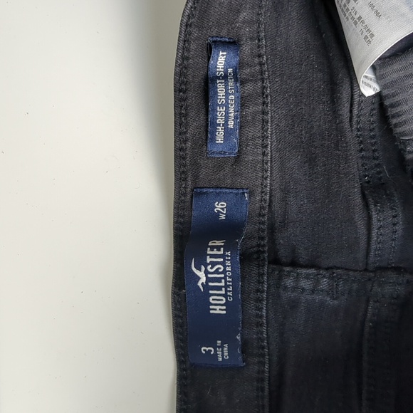 Black Hollister Jean Shorts - Picture 2 of 3